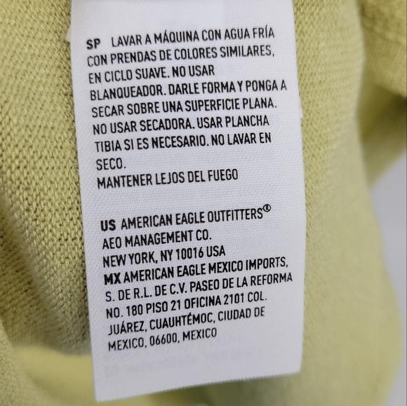 American Eagle Outfitters Womens Yellow Keyhole Cami Top Size M - Picture 8 of 16